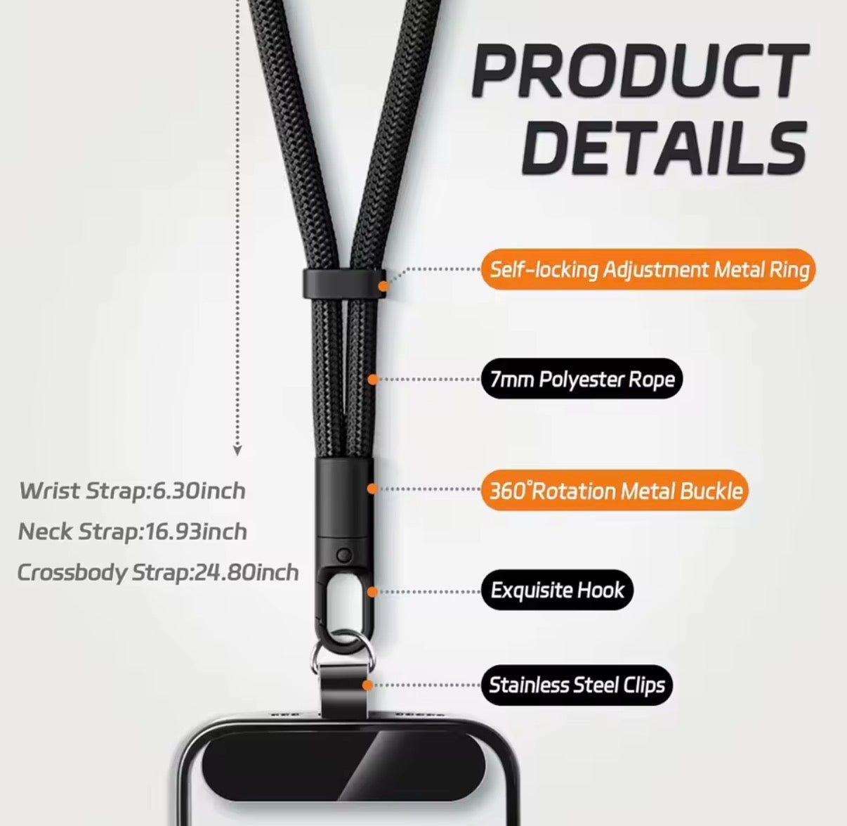 GripGuard™ Anti-Theft Phone Wrist Strap-19.99$